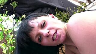 french brunette gets fucked deep and hard in hardcore scene