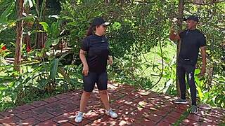 I arrive late to training, coach punishes me with outdoor fucking cardio