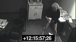 Slut Pisses in Rival's Lunch at Office! Disgusting!