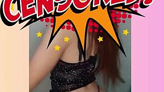 check out this beautiful redhead's real strip tease in lingerie