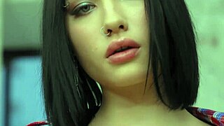 Yo, this young hot slut got slammed hard by a huge beast!