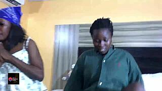 First time ebony lesbian girl fucking madam with big clit and wet pussy