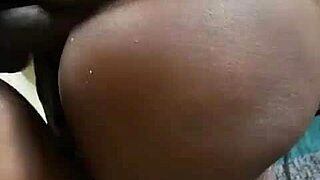 Ebony pussy creamed with backshots