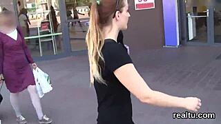 Exquisite Czech Teen 18+ Seduced At Shopping Centre And Nailed Hard In POV