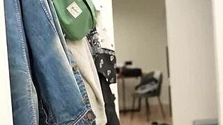 Housemaid Got Facial After Hard Ass Fuck