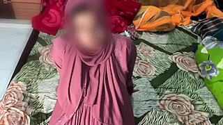 Bangladeshi girlfriend bent over doggy missionary sex with monster cock