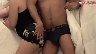 damn, scared stepdad fucks daughter hard while wife’s behind with monster cock action!