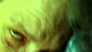 Hot milf sucks monster cock eagerly.