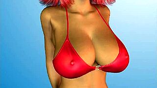 3d bikini babe with huge tits teases in ways you wouldn’t expect