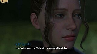 in this 3d tale, a mature woman with huge curvy tits and cute outfit faces the price of power