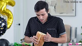 tiny blonde teen 18+ lets perv stepbro fuck her pussy after the party