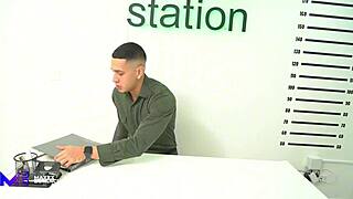 Policeman Pounds Brunette Whore with Huge Ass in Prison - Max Betancur & Carla Morelli