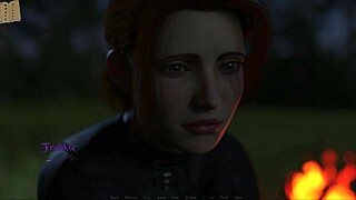 in this 3d tale, a mature woman with huge curvy tits and cute outfit faces the price of power