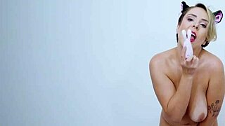 Cosplay kitten wants to get into trouble