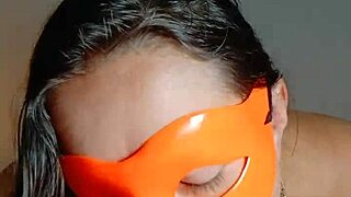 Cheating latina wife masturbates for husband's boss with big pussy lips