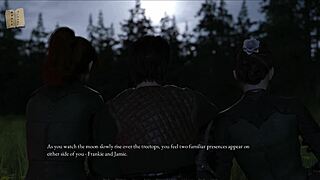 in this 3d tale, a mature woman with huge curvy tits and cute outfit faces the price of power