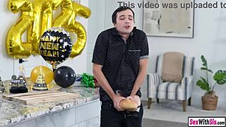 tiny blonde teen 18+ lets perv stepbro fuck her pussy after the party