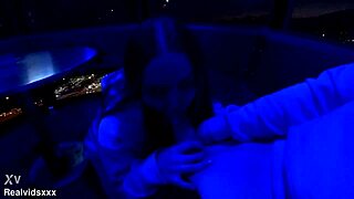 blowjob in amusement park then quick standing fuck just after back home