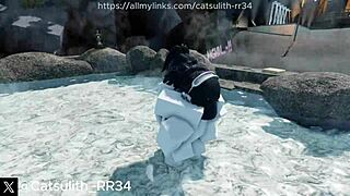 having wet intimate moments with personal companion in relaxed setting