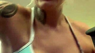Amateur trains in thong bikini at beach gym, gets horny stares
