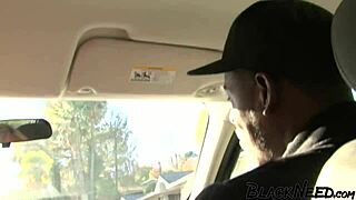 blonde milf gets sloppy rough fuck from big black cock