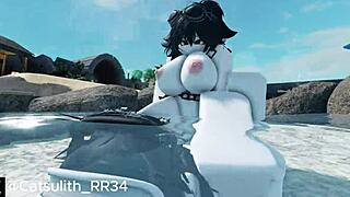 having wet intimate moments with personal companion in relaxed setting