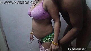 Indian Desi Bhabhi bangs husband’s friend hard while he’s at work.