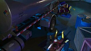 Hey heroes, wanna see big boob superheroines get off in wild group action?