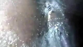 Amateur Anal Fingering My Wet Black Ass Till Cum Shoots Out!