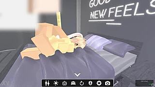 Getting fucked rough by a man with a headless cock