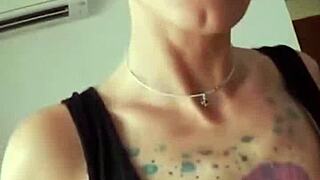 Fuckslut Vilja gets dominated and slapped in homemade humiliation 😈