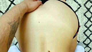 hot babe receives piss throat facefucked