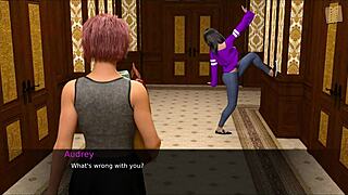 Exploring Dusklight Manor in Curvy Outfit