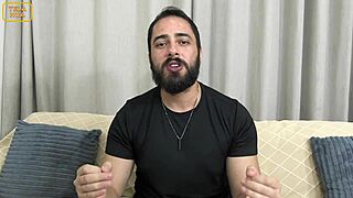 Nands' First Time on Screen, Showing Off Her Natural Tits and Ass in Lingerie