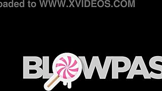 Blonde Stepmom Sucks My Dick for Grades! Unreal!