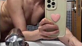 they shoved it all in me in the bathroom quick sex recorded