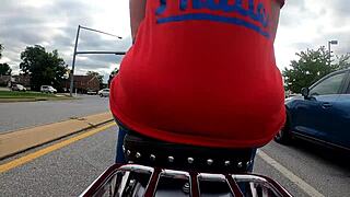 motorcycle gopro captures big ass on wild ride in pt 1