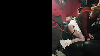 In this homemade collection, the amateur crossdresser performs ass to mouth in part three