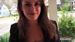 Brunette Milf Sucks For Anal