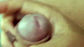 i watch a movie with my stepson at home, feeling the urge to squeeze something, please don't cum