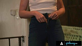 girlsway: big tits milf lauren phillips caught with roommate charlie forde in dildo play