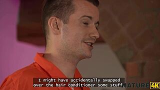 mature4k milf neighbor got horny and fucked robber hard