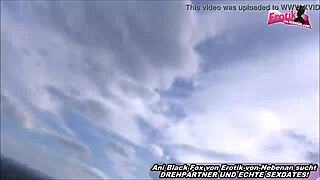 Skinny deutsch teen 18+ has first public sex totally exposed