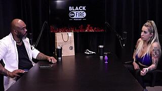 Julia Fontanelli dominates in wild group massage game