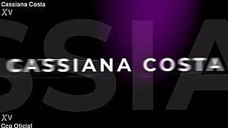 cassiana costa handles intense doggystyle session