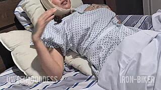 Doctor helps me cum!