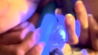 Pussy spread wide open and fucked hard to reach orgasm