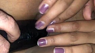 i slide big dildo deep into tight pussy with vibrator