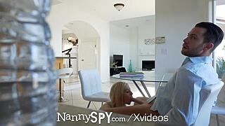 nannyspy big dick sexual workout for her nanny job