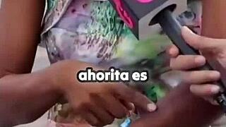 Venezuelan Mother Protects Her Daughters In Family Reunion